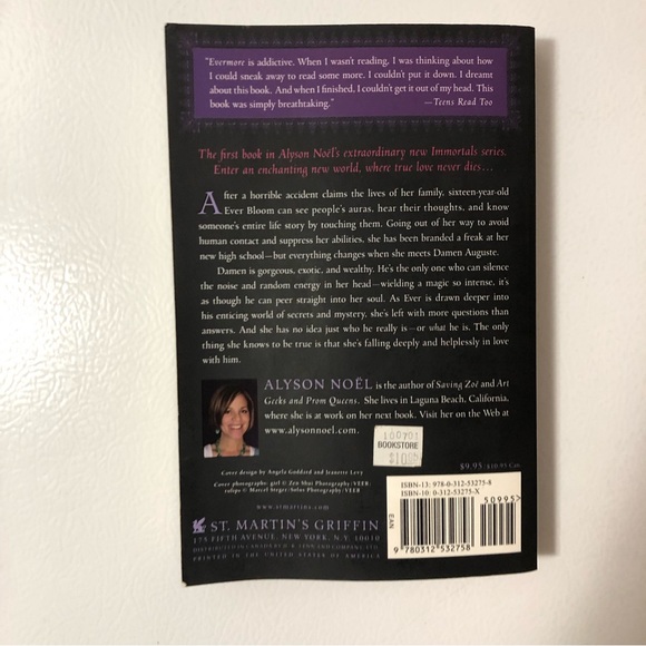 Alyson Noel Lot of 3 Books: Immortals Evermore Everlasting & Soul Seekers Fated - Picture 4 of 13